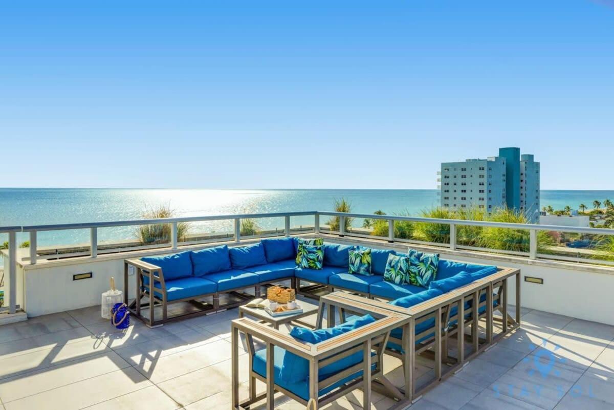 Rooftop Pool - Ocean View Balcony - Hollywood Beach Kültér fotó