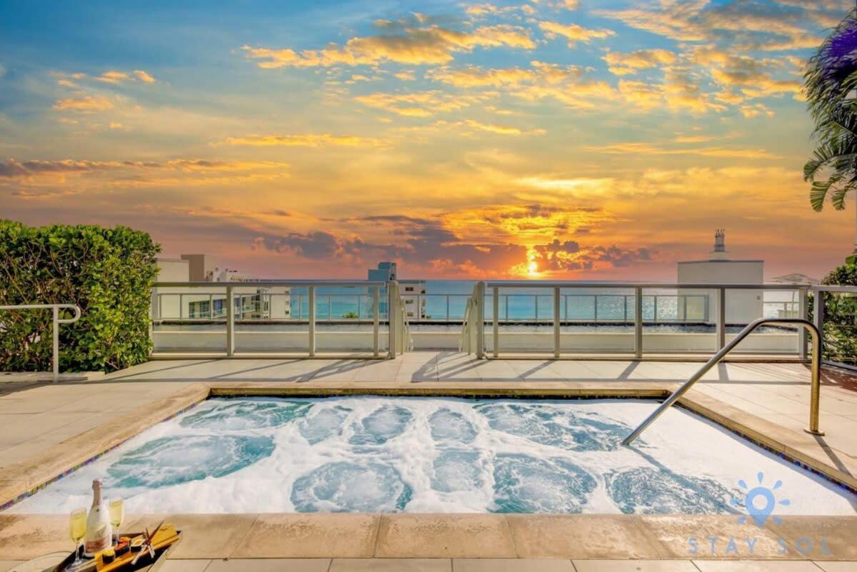 Rooftop Pool - Ocean View Balcony - Hollywood Beach Kültér fotó