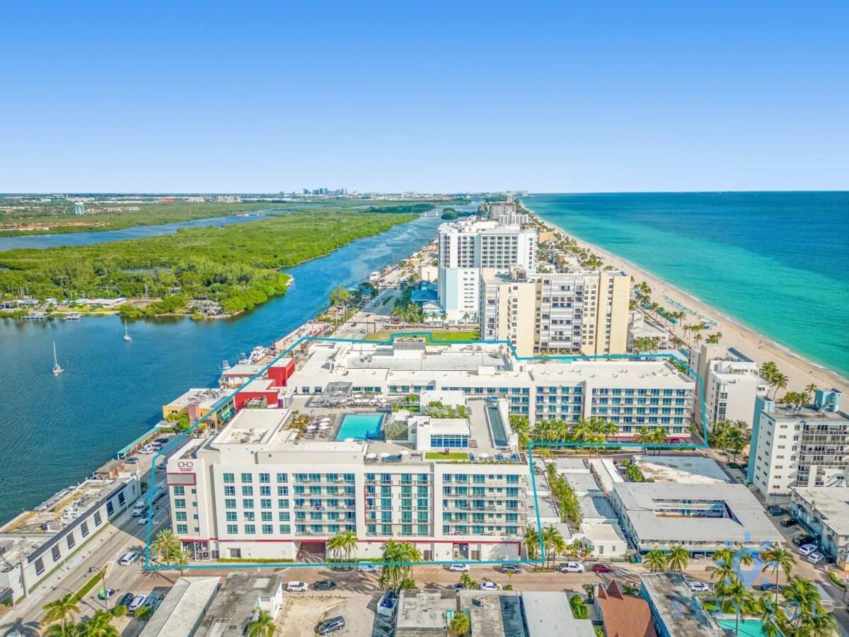 Rooftop Pool - Ocean View Balcony - Hollywood Beach Kültér fotó