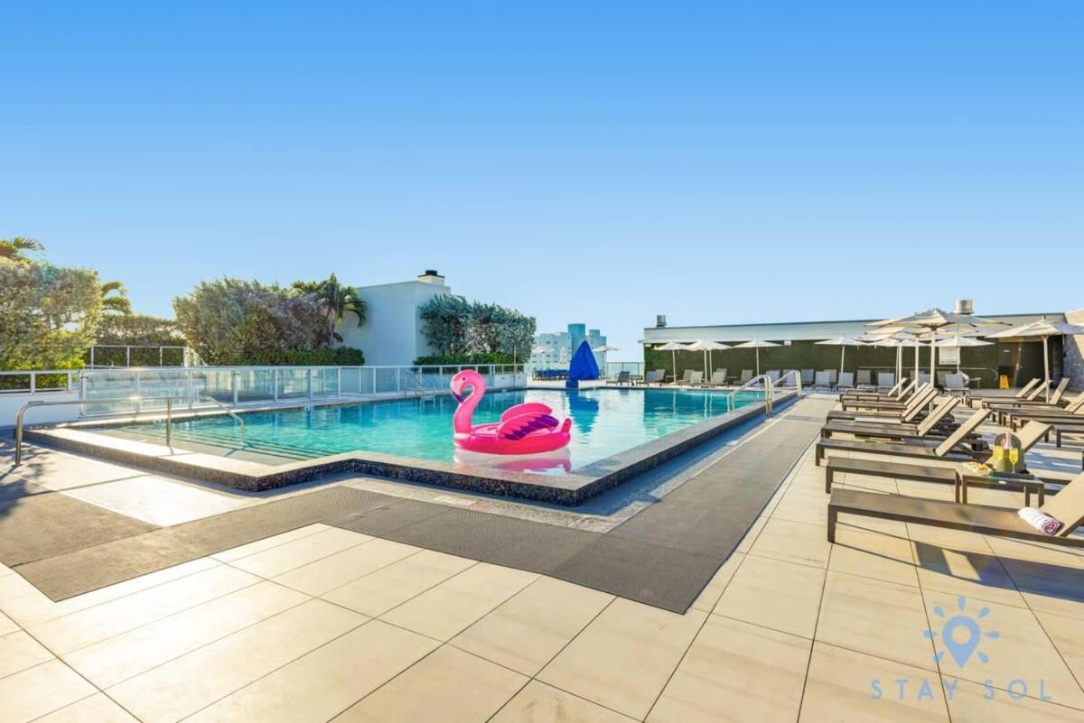 Rooftop Pool - Ocean View Balcony - Hollywood Beach Kültér fotó