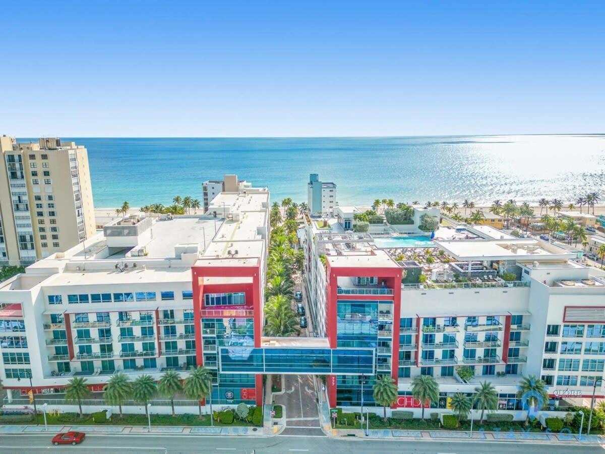 Rooftop Pool - Ocean View Balcony - Hollywood Beach Kültér fotó