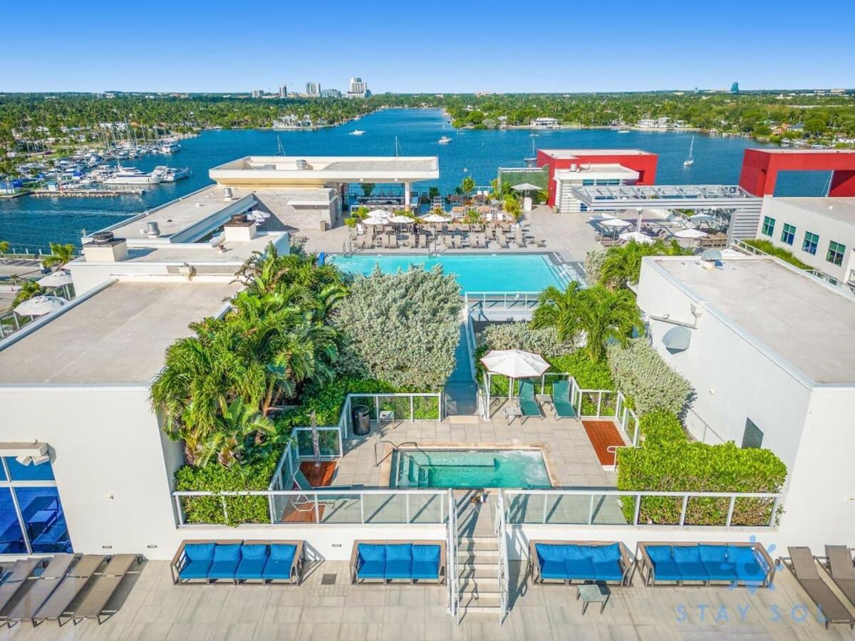 Rooftop Pool - Ocean View Balcony - Hollywood Beach Kültér fotó