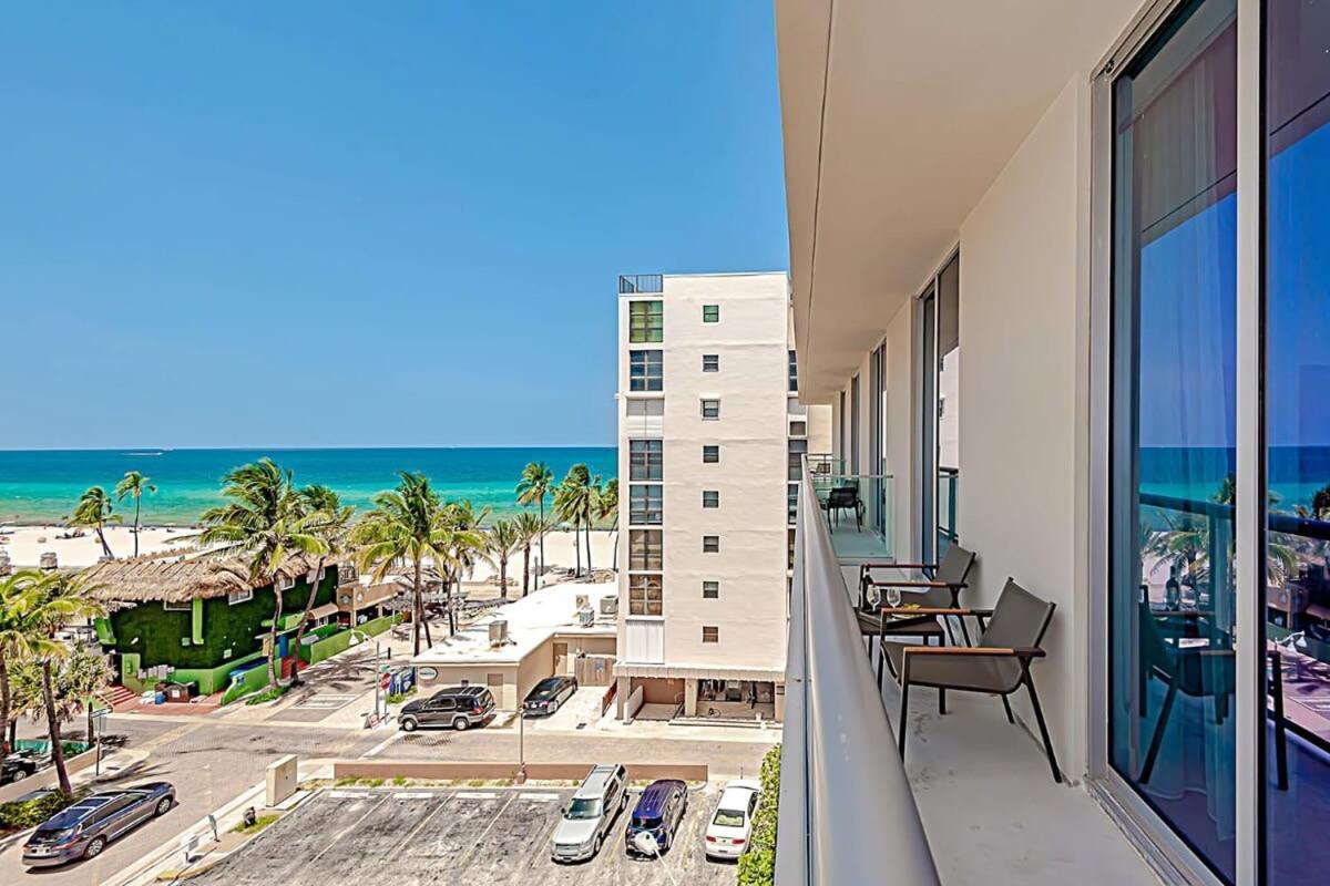 Rooftop Pool - Ocean View Balcony - Hollywood Beach Kültér fotó